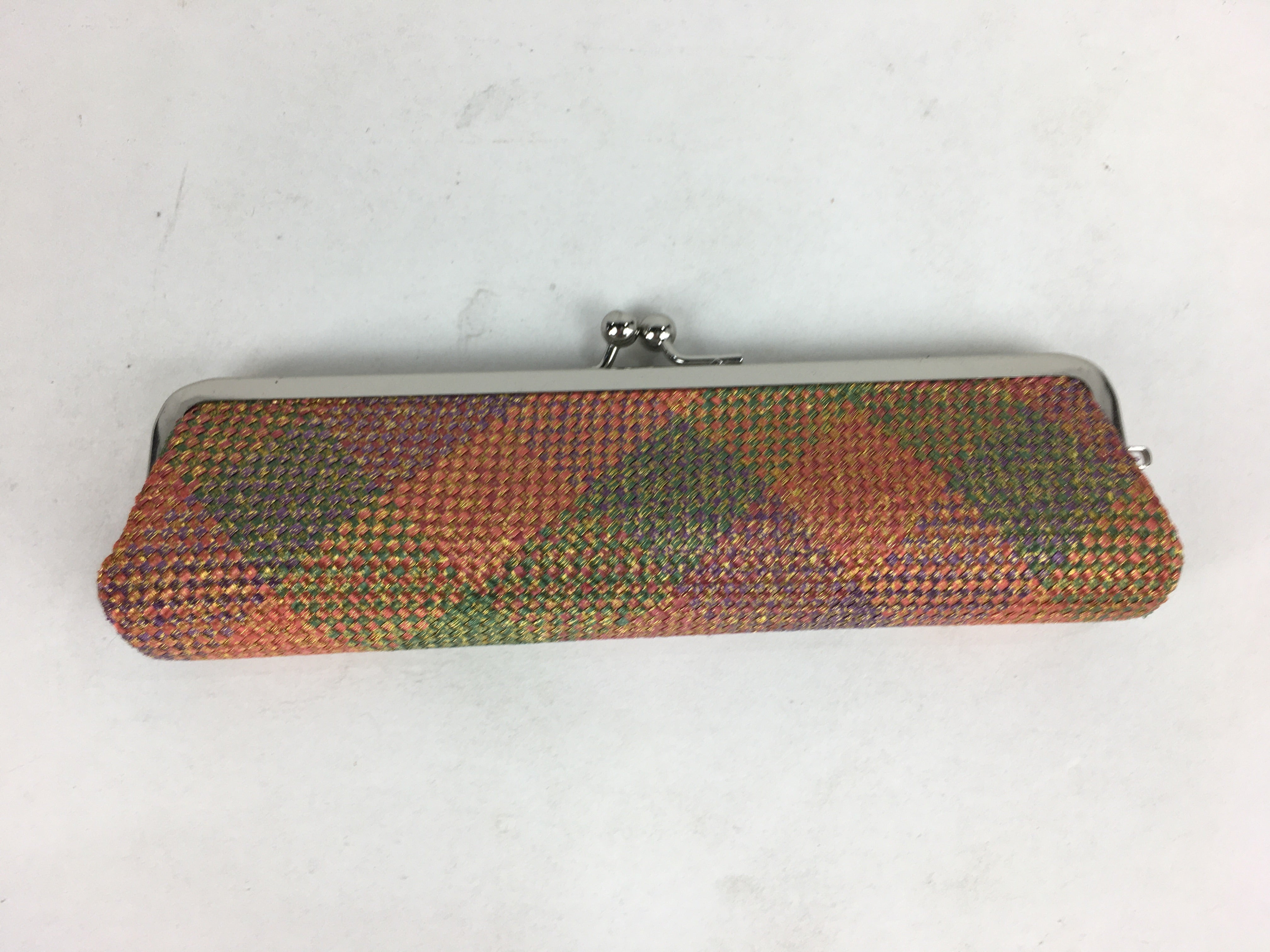 Japanese Traditional Craft Pencil Case Vtg With Clasp Kumihimo Iga Mie KB48