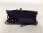 Japanese Traditional Craft Signature Stamp Case Vtg With Clasp Blue KB53