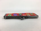 Japanese Traditional Craft Signature Stamp Case Vtg With Clasp Red KB38
