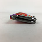 Japanese Traditional Craft Signature Stamp Case Vtg With Clasp Red KB38