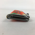Japanese Traditional Craft Signature Stamp Case Vtg With Clasp Red KB52