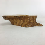 Japanese Tree Stump Ashtray Vtg Wood Ornament Display Brown Haizara JK244