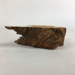 Japanese Tree Stump Ashtray Vtg Wood Ornament Display Brown Haizara JK245