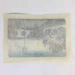 Japanese Ukiyoe Hiroshige Utagawa The Fifty-Three Stations of The Tōkaidō FL76