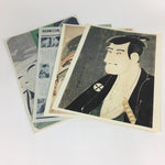 Japanese Ukiyoe Sharaku Utamaro 24 Selections Vtg Yomiuri Press No.3 FL70