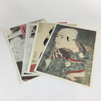 Japanese Ukiyoe Sharaku Utamaro 24 Selections Vtg Yomiuri Press No.5 FL74