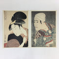 Japanese Ukiyoe Sharaku Utamaro 24 Selections Vtg Yomiuri Press No.5 FL74
