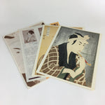 Japanese Ukiyoe Sharaku Utamaro 24 Selections Vtg Yomiuri Press No.7 FL71