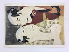 Japanese Ukiyoe Sharaku Utamaro 24 Selections Vtg Yomiuri Press No.8 FL72