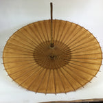 Japanese Umbrella Parasol Wagasa Bangasa Geisha Bamboo Paper Brown JK372