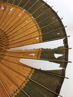 Japanese Umbrella Parasol Wagasa Bangasa Geisha Bamboo Paper Orange JK378