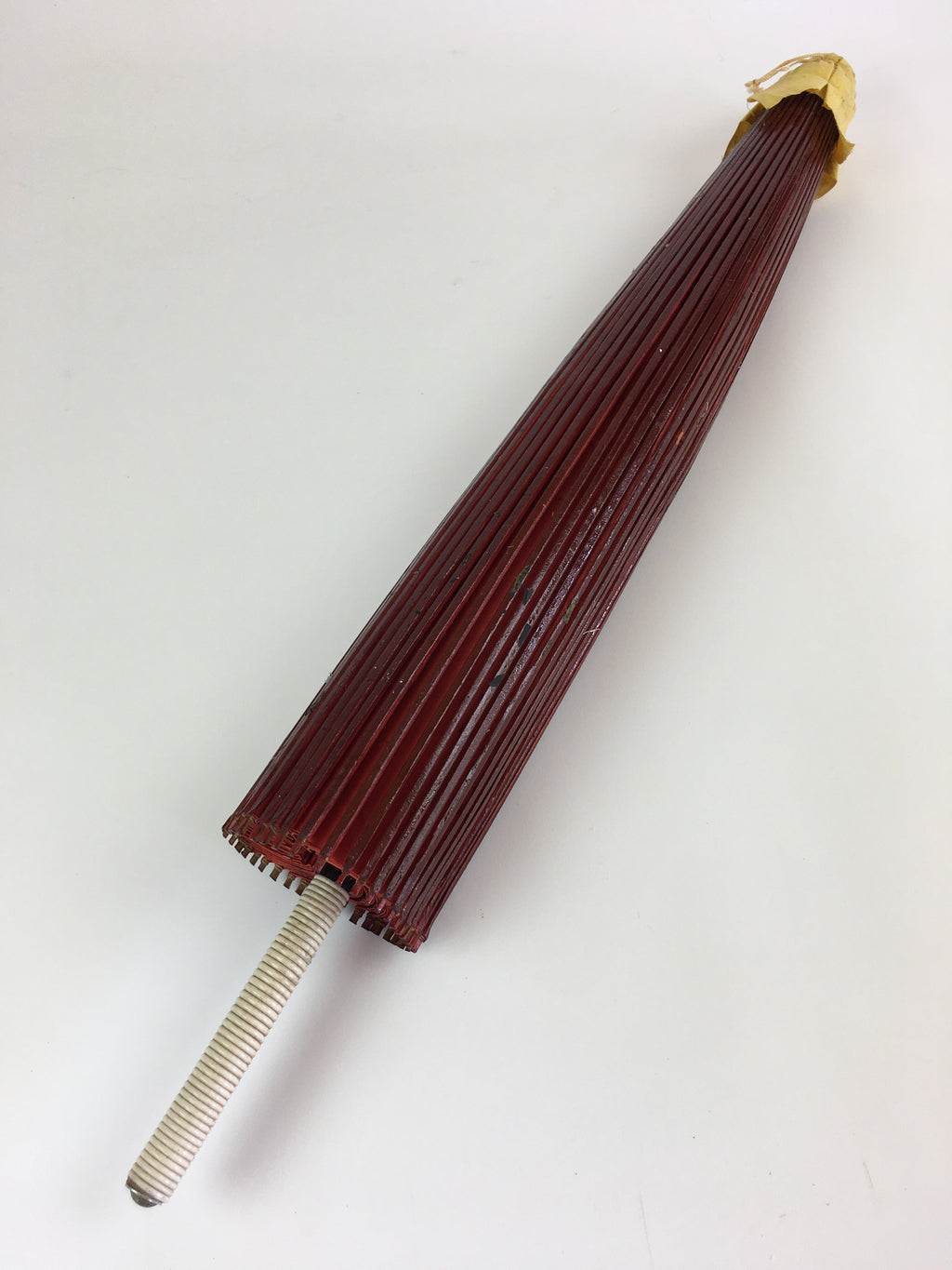 Japanese Umbrella Parasol Wagasa Bangasa Geisha Bamboo Paper Red JK375