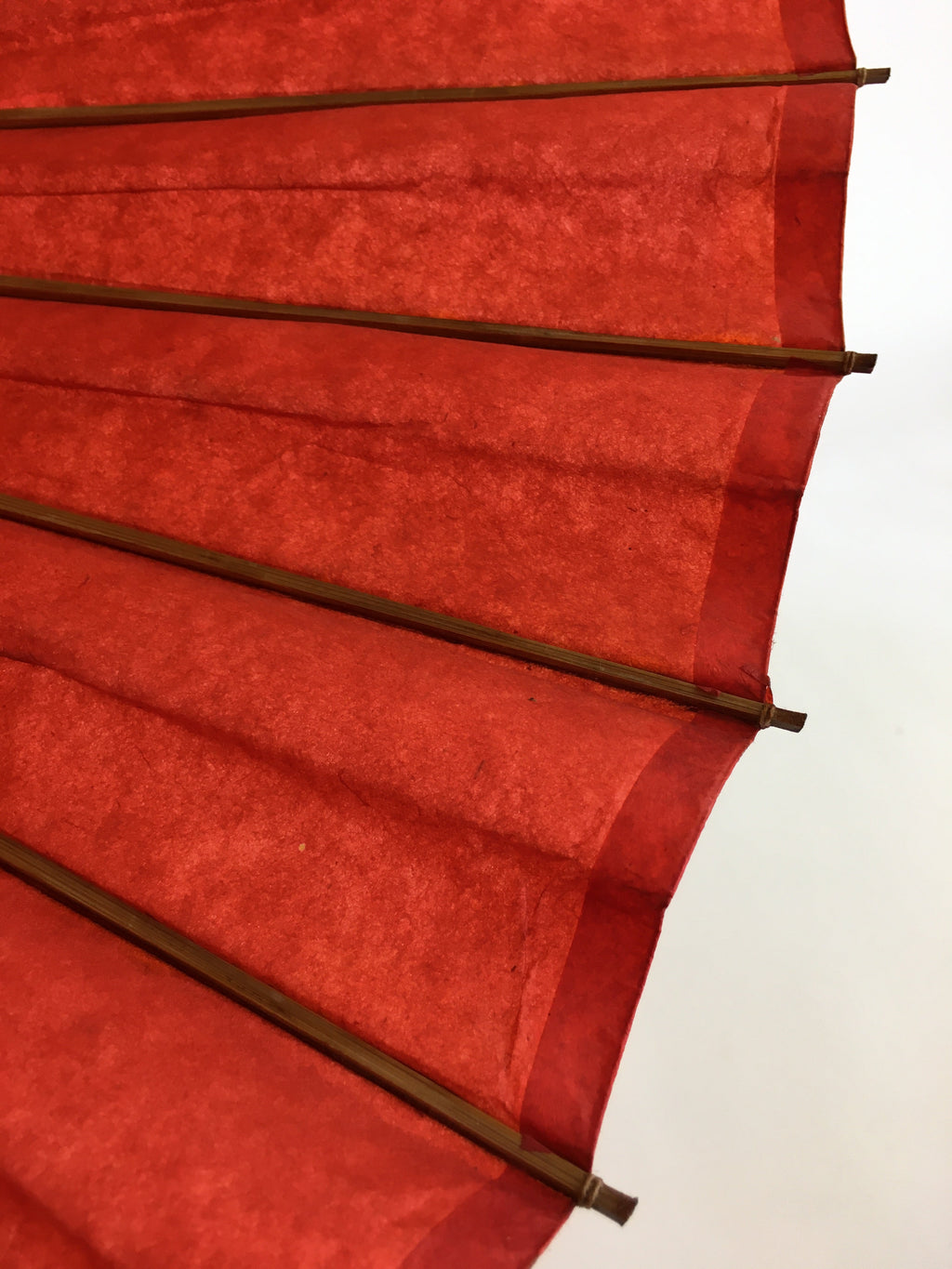 Japanese Umbrella Parasol Wagasa Bangasa Geisha Bamboo Paper Red JK375