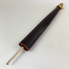 Japanese Umbrella Parasol Wagasa Bangasa Geisha Bamboo Silk Brown JK376