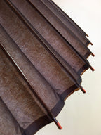 Japanese Umbrella Parasol Wagasa Bangasa Geisha Bamboo Silk Brown JK376