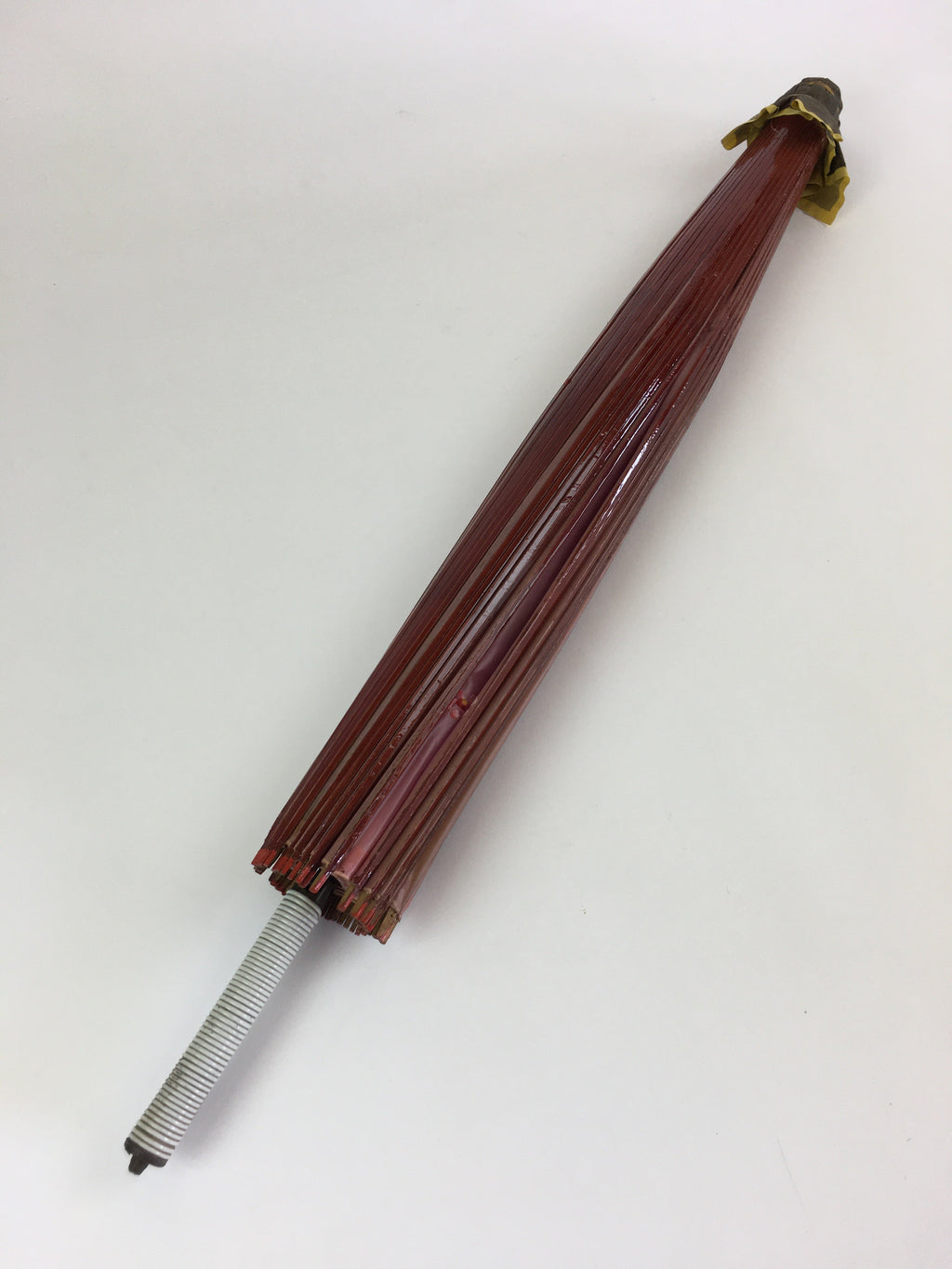 Japanese Umbrella Parasol Wagasa Bangasa Geisha Bamboo Vinyl Pink JK377
