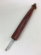 Japanese Umbrella Parasol Wagasa Bangasa Geisha Bamboo Vinyl Pink JK377