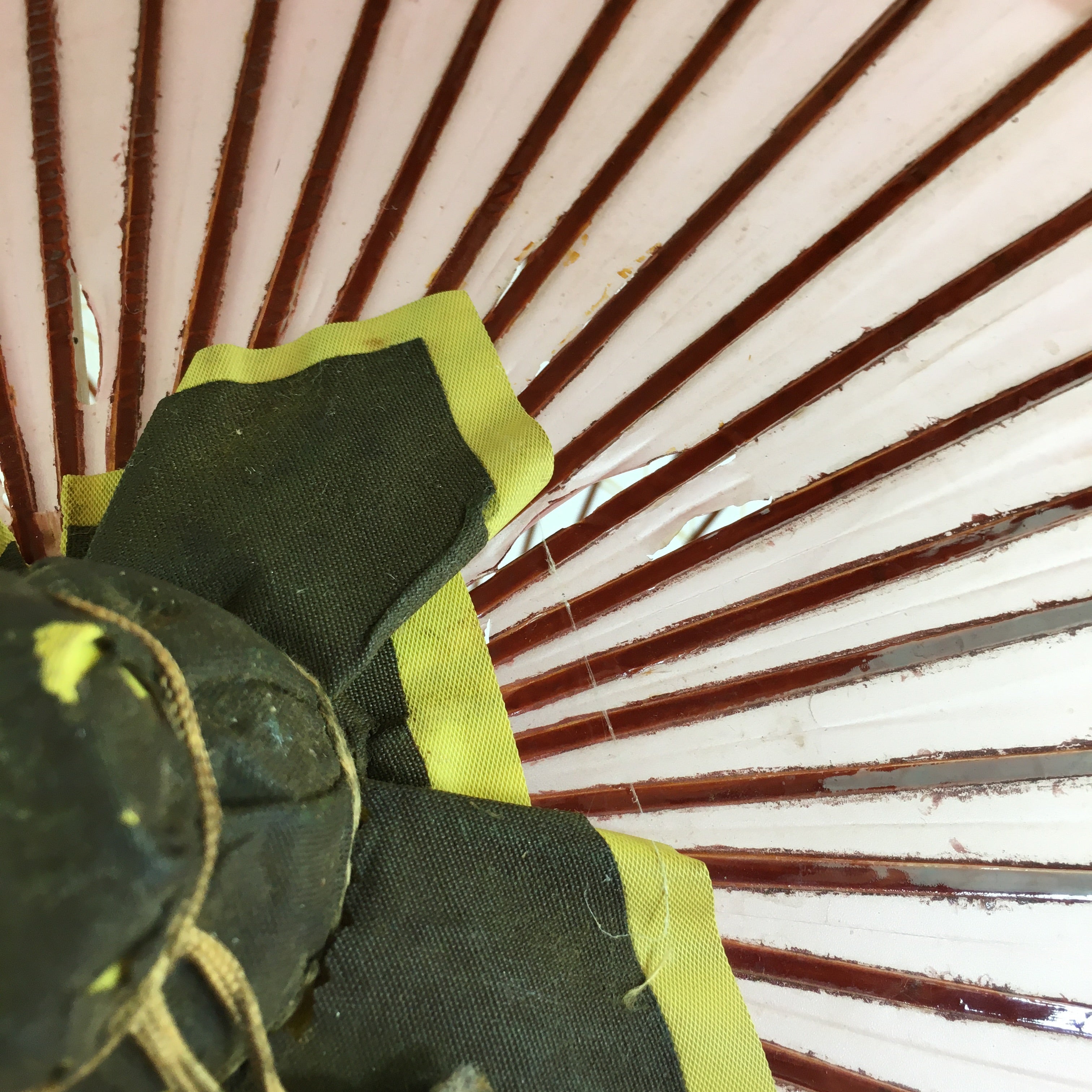 Japanese Umbrella Parasol Wagasa Bangasa Geisha Bamboo Vinyl Pink JK377