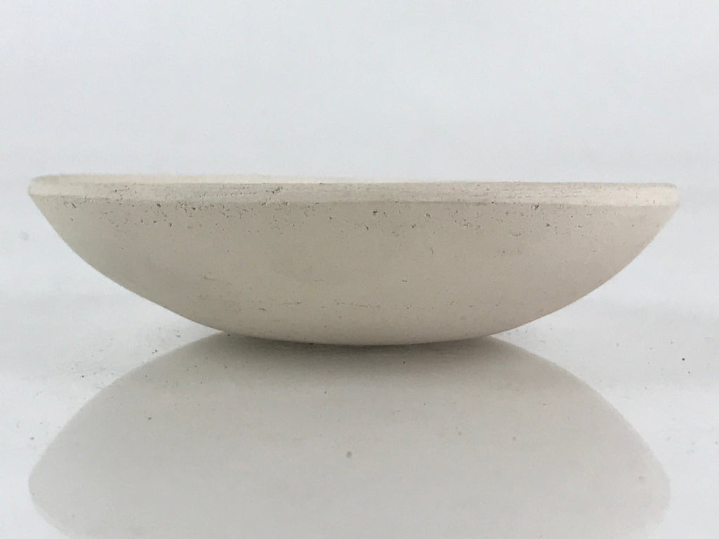 Japanese Unglazed Sake Cup Vtg Chrysanthemum Crest Army Sakazuki PX652