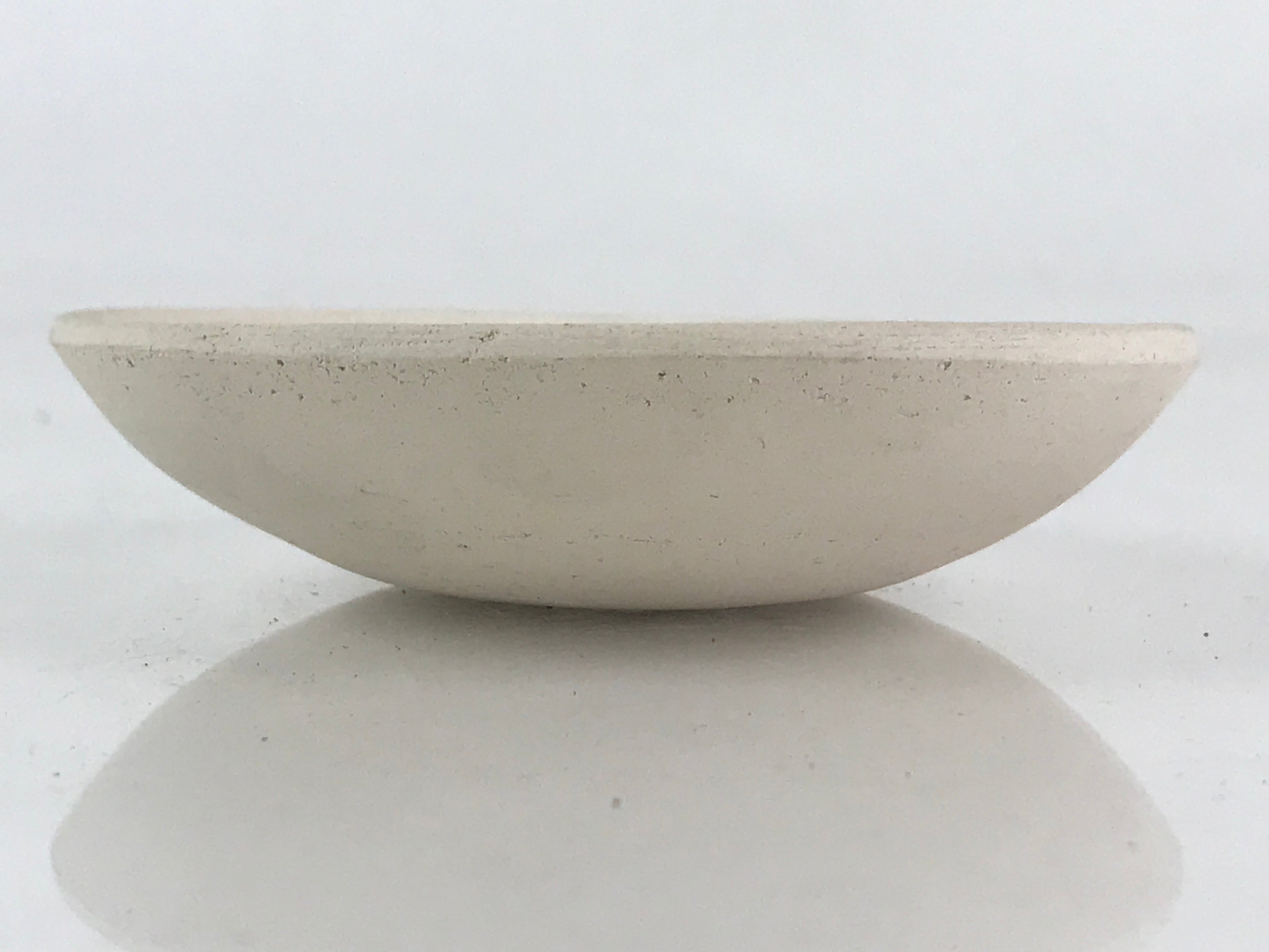 Japanese Unglazed Sake Cup Vtg Chrysanthemum Crest Army Sakazuki PX652