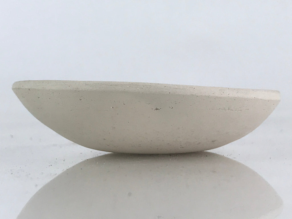 Japanese Unglazed Sake Cup Vtg Chrysanthemum Crest Army Sakazuki PX652