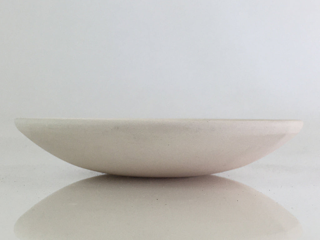 Japanese Unglazed Sake Cup Vtg Chrysanthemum Crest Army Sakazuki PY117
