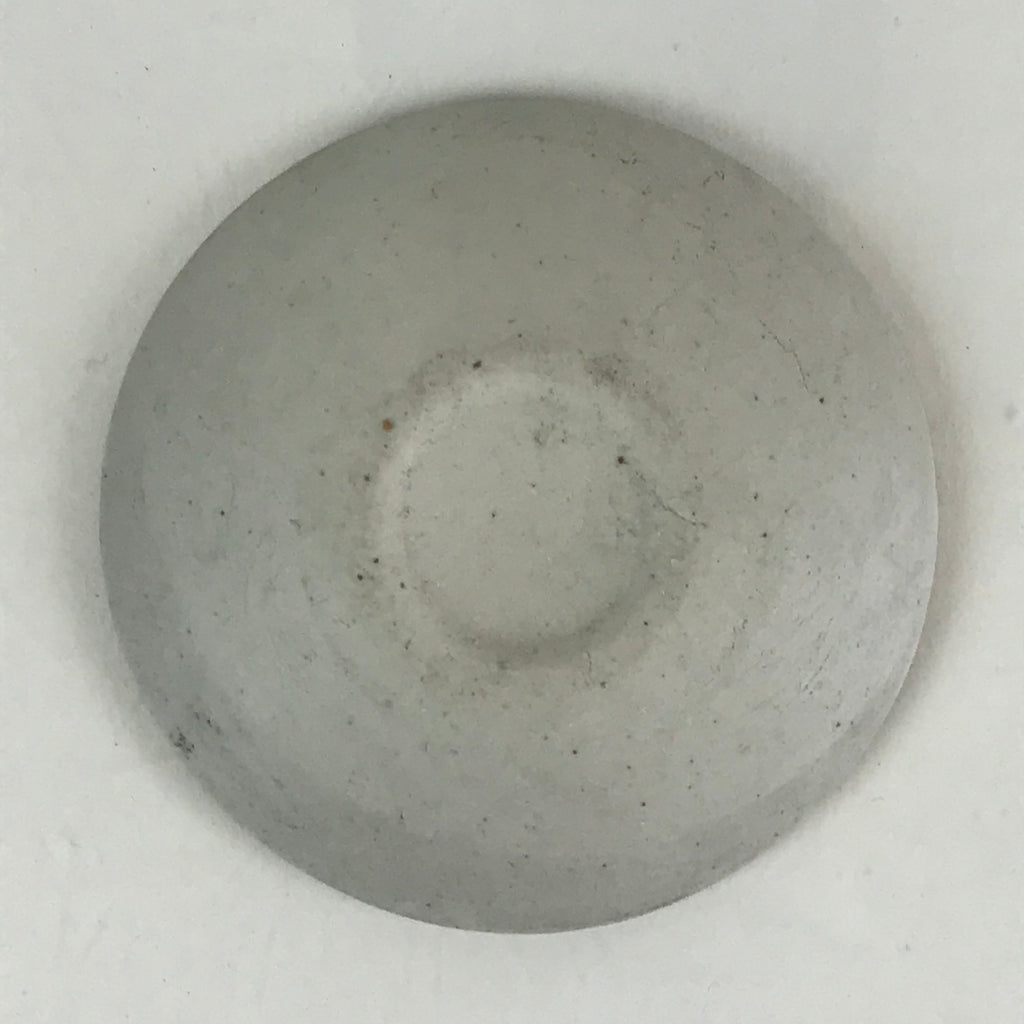 Japanese Unglazed Sake Cup Vtg White Small Offering Cup Sakazuki PY125