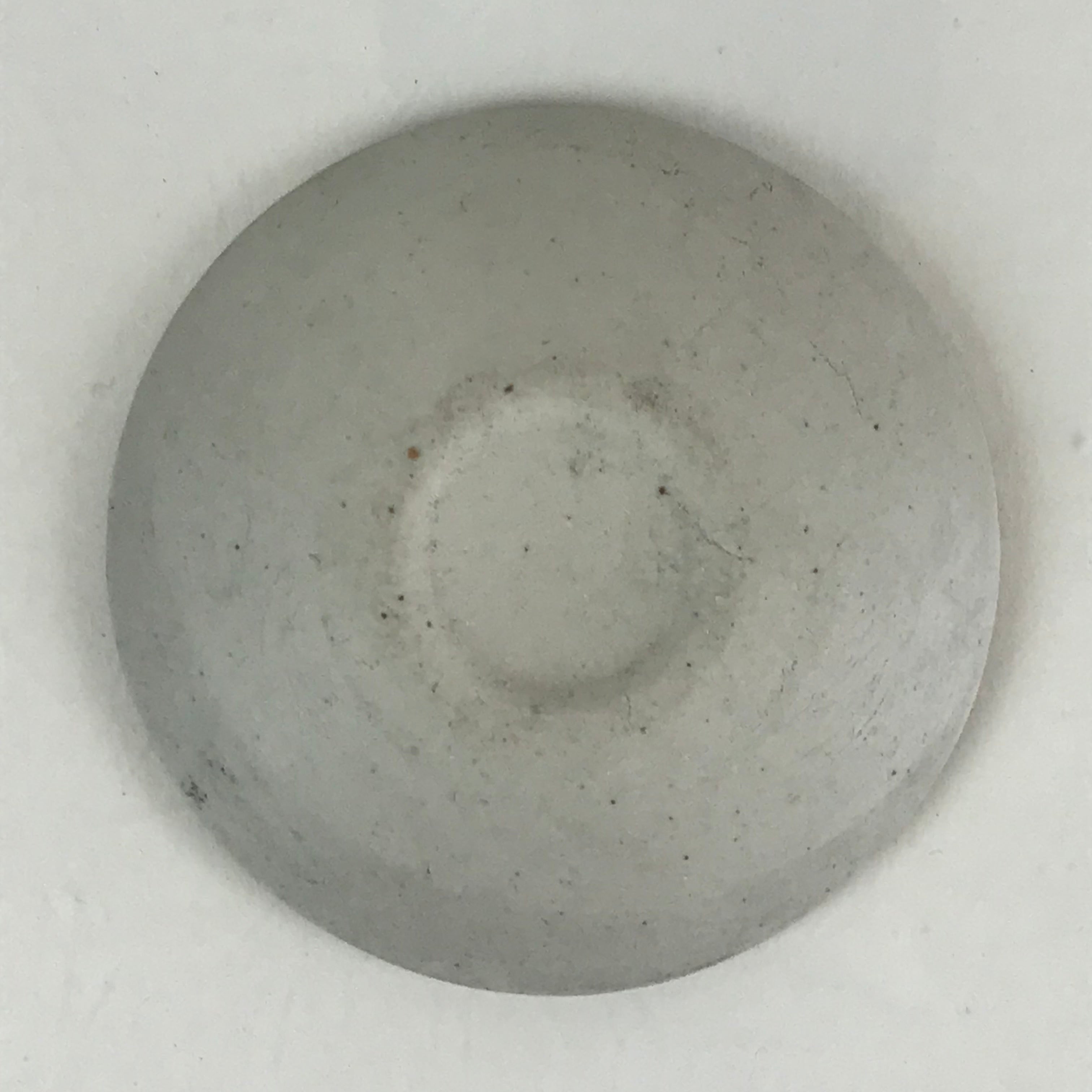 Japanese Unglazed Sake Cup Vtg White Small Offering Cup Sakazuki PY125