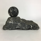 Japanese Viewing Stone Sphere Ball Zen Buddhist Viewing Stone Suiseki JK214