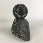 Japanese Viewing Stone Sphere Ball Zen Buddhist Viewing Stone Suiseki JK214