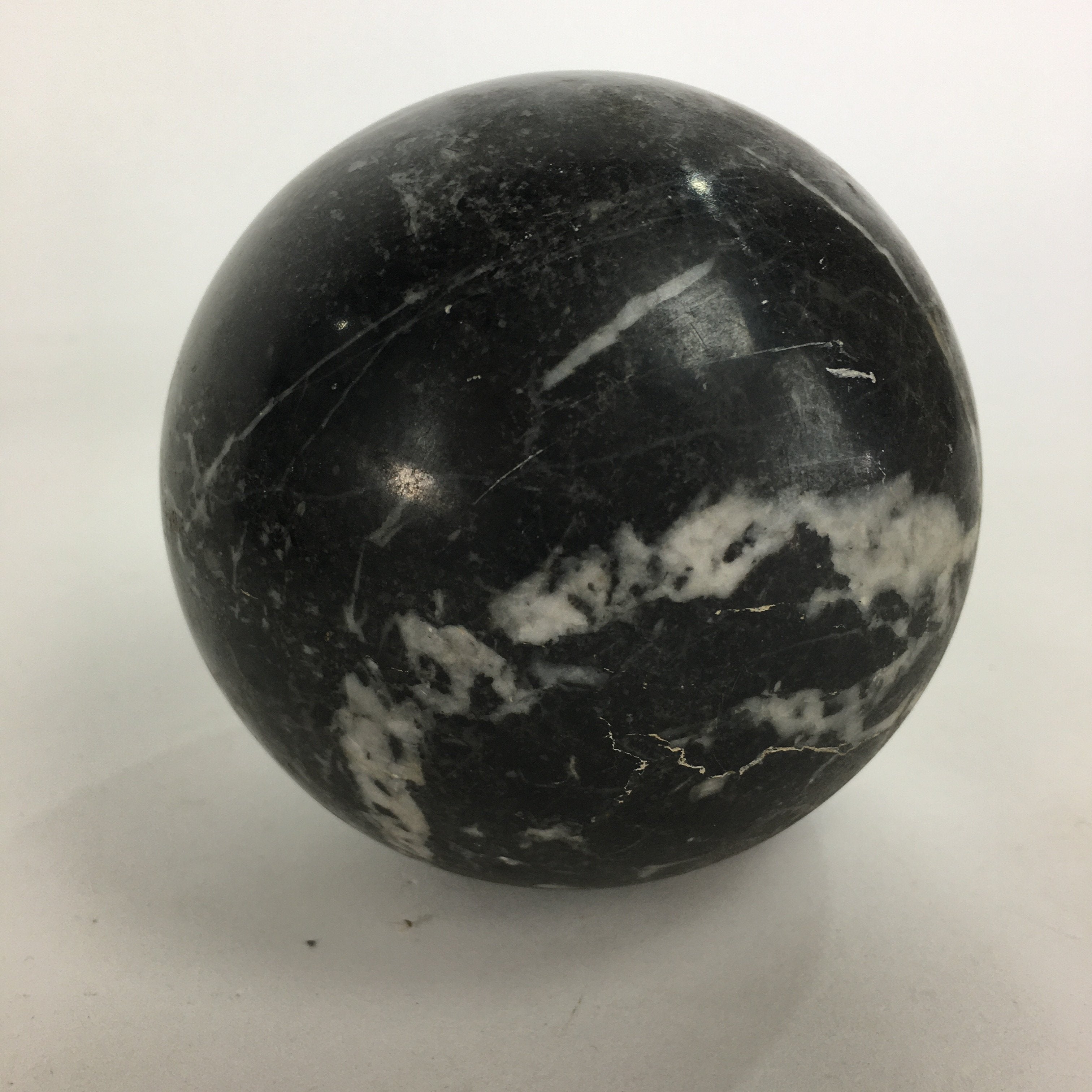 Japanese Viewing Stone Sphere Ball Zen Buddhist Viewing Stone Suiseki JK214