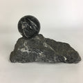Japanese Viewing Stone Sphere Ball Zen Buddhist Viewing Stone Suiseki JK214