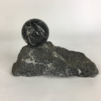 Japanese Viewing Stone Sphere Ball Zen Buddhist Viewing Stone Suiseki JK214
