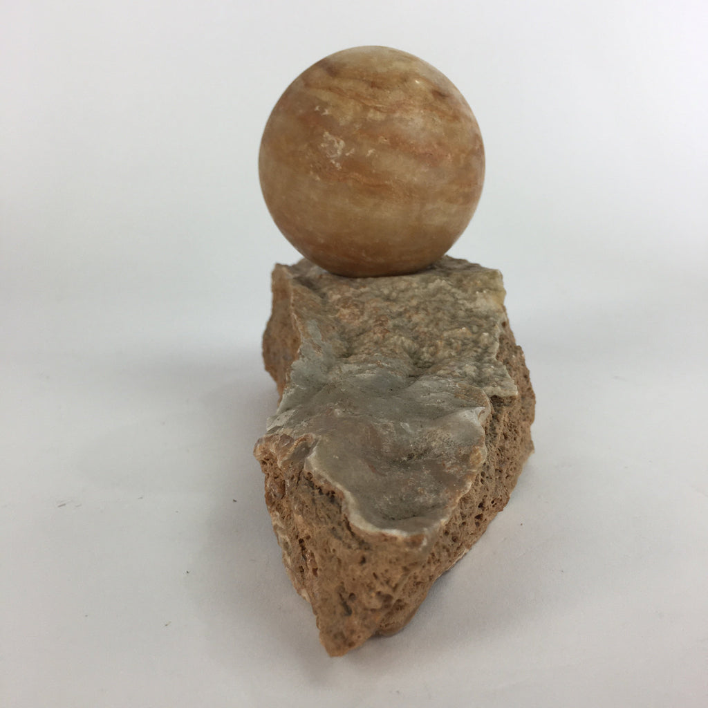 Japanese Viewing Stone Zen Buddhist Vtg Ornament Natural Suiseki JK197