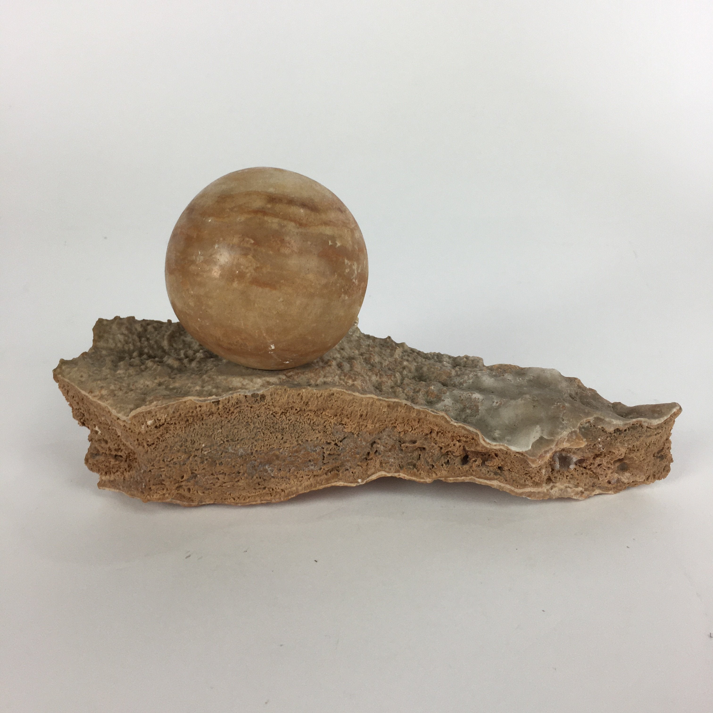 Japanese Viewing Stone Zen Buddhist Vtg Ornament Natural Suiseki JK197