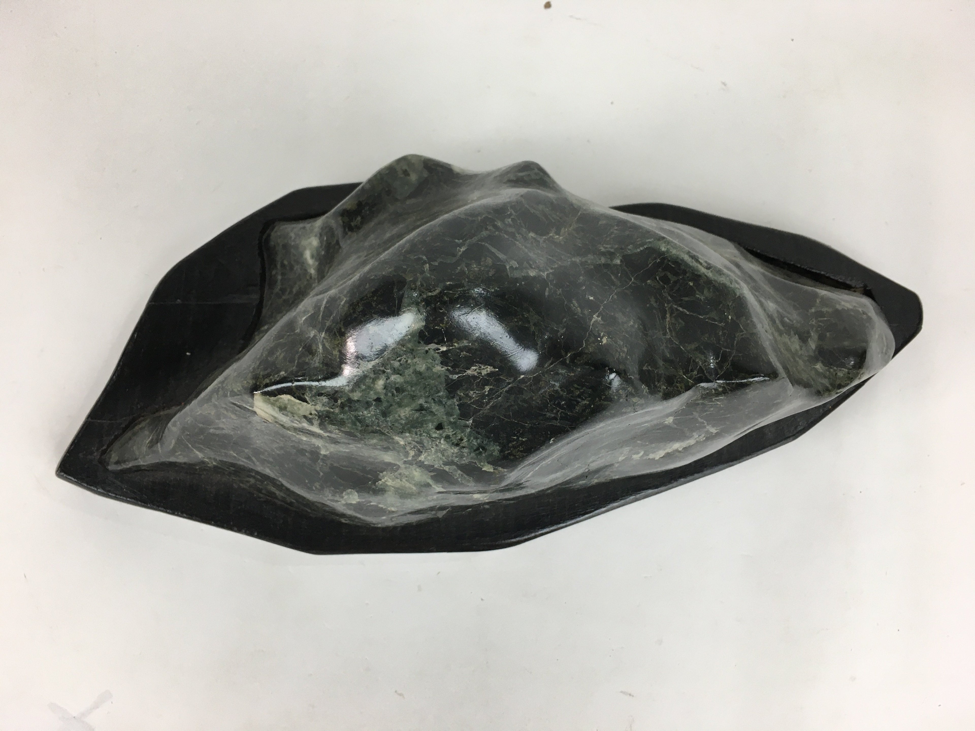 Japanese Viewing Stone Zen Buddhist Vtg Ornament Natural Suiseki JK230