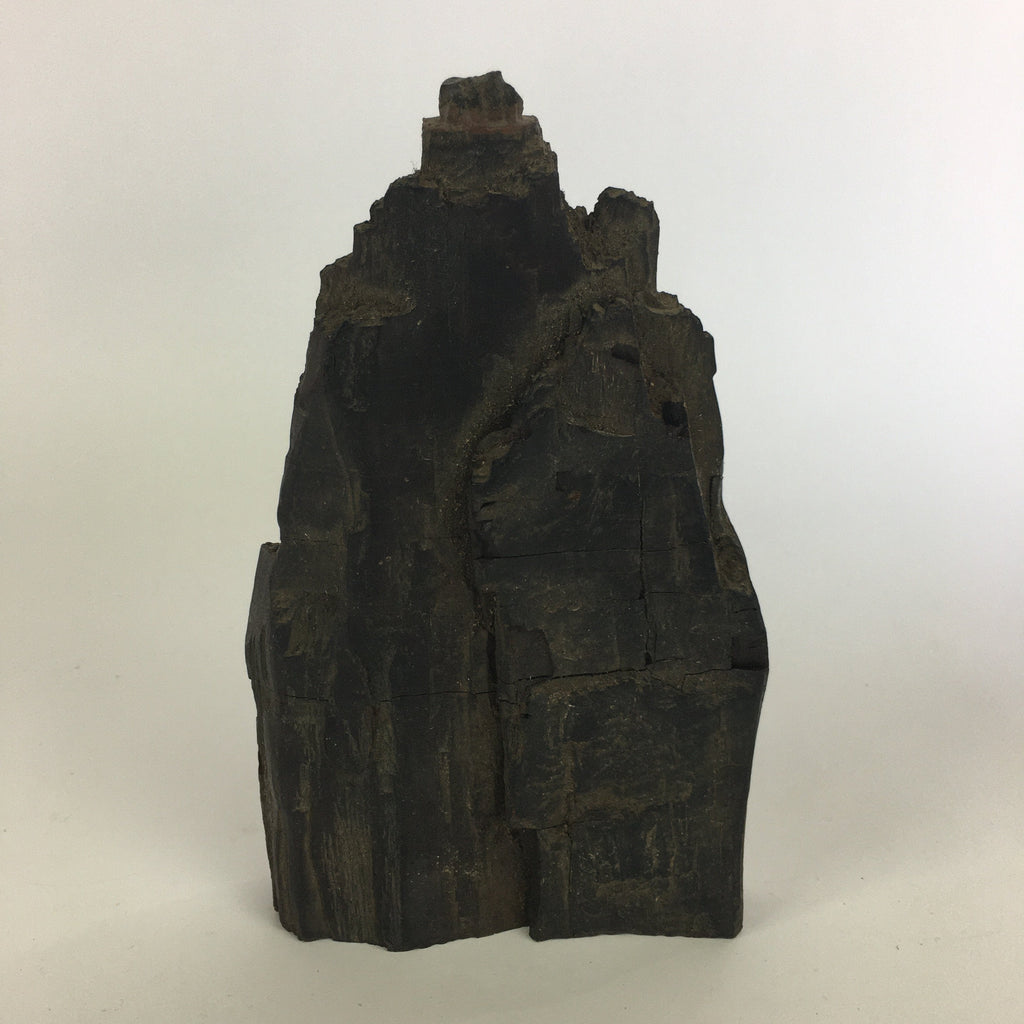 Japanese Viewing Tree Zen Buddhist Vtg Ornament Natural Petrified Wood JK237