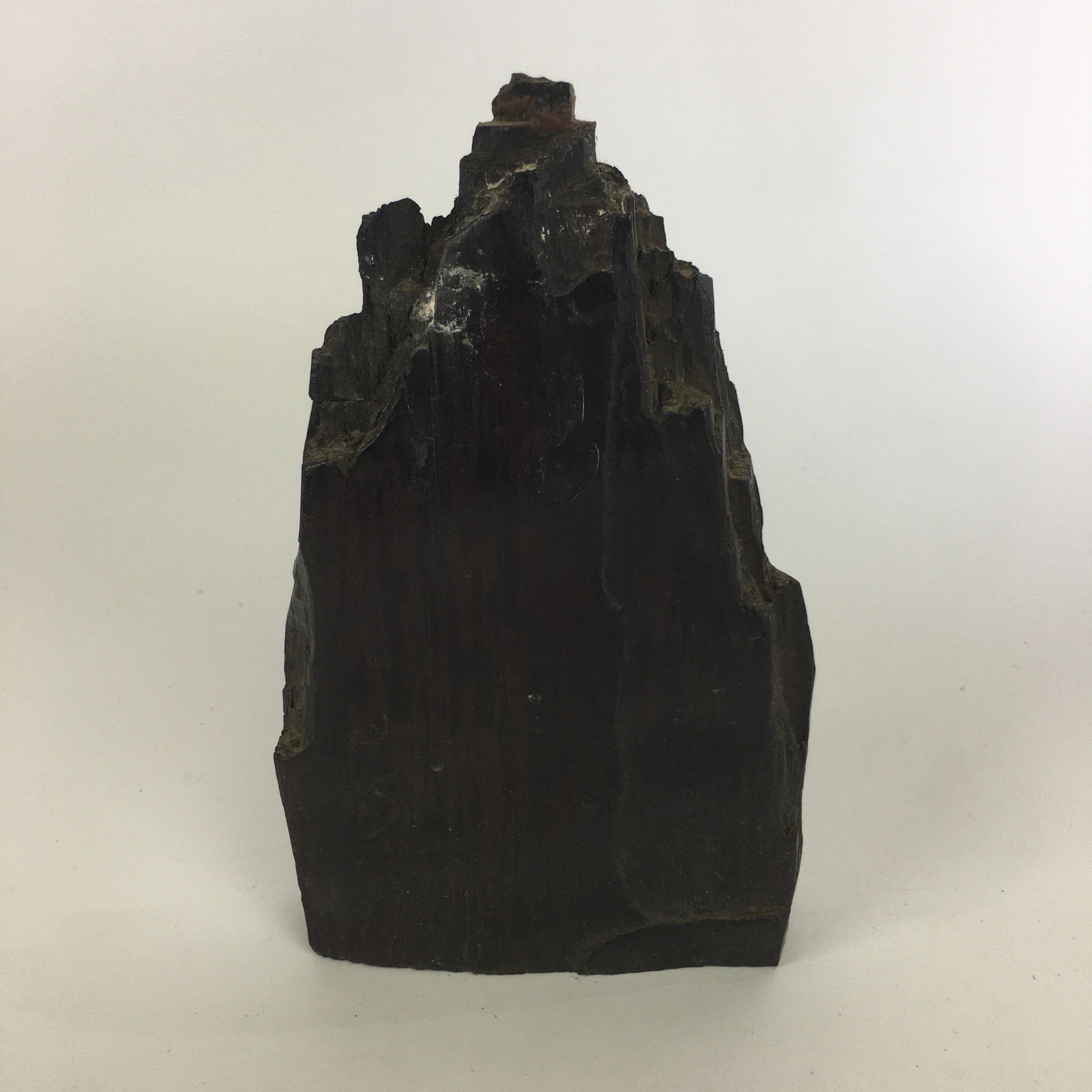 Japanese Viewing Tree Zen Buddhist Vtg Ornament Natural Petrified Wood JK237