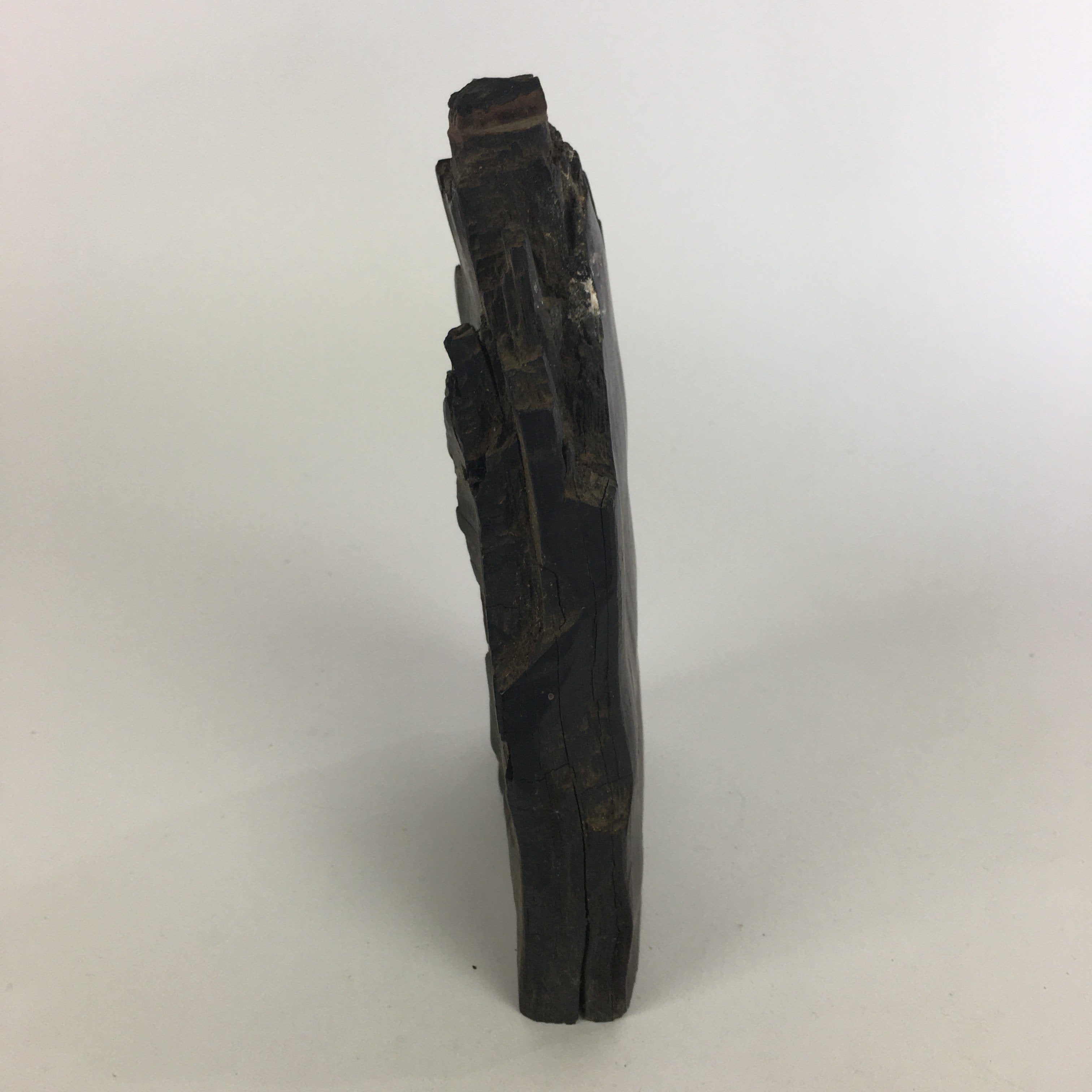 Japanese Viewing Tree Zen Buddhist Vtg Ornament Natural Petrified Wood JK237