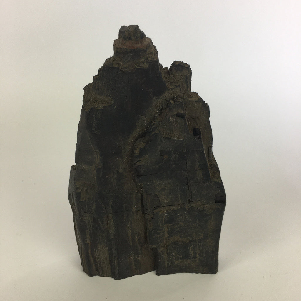 Japanese Viewing Tree Zen Buddhist Vtg Ornament Natural Petrified Wood JK237