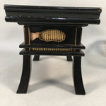 Japanese Vng Buddhist Altar Fitting Offering Table Black Kyozukue BU383