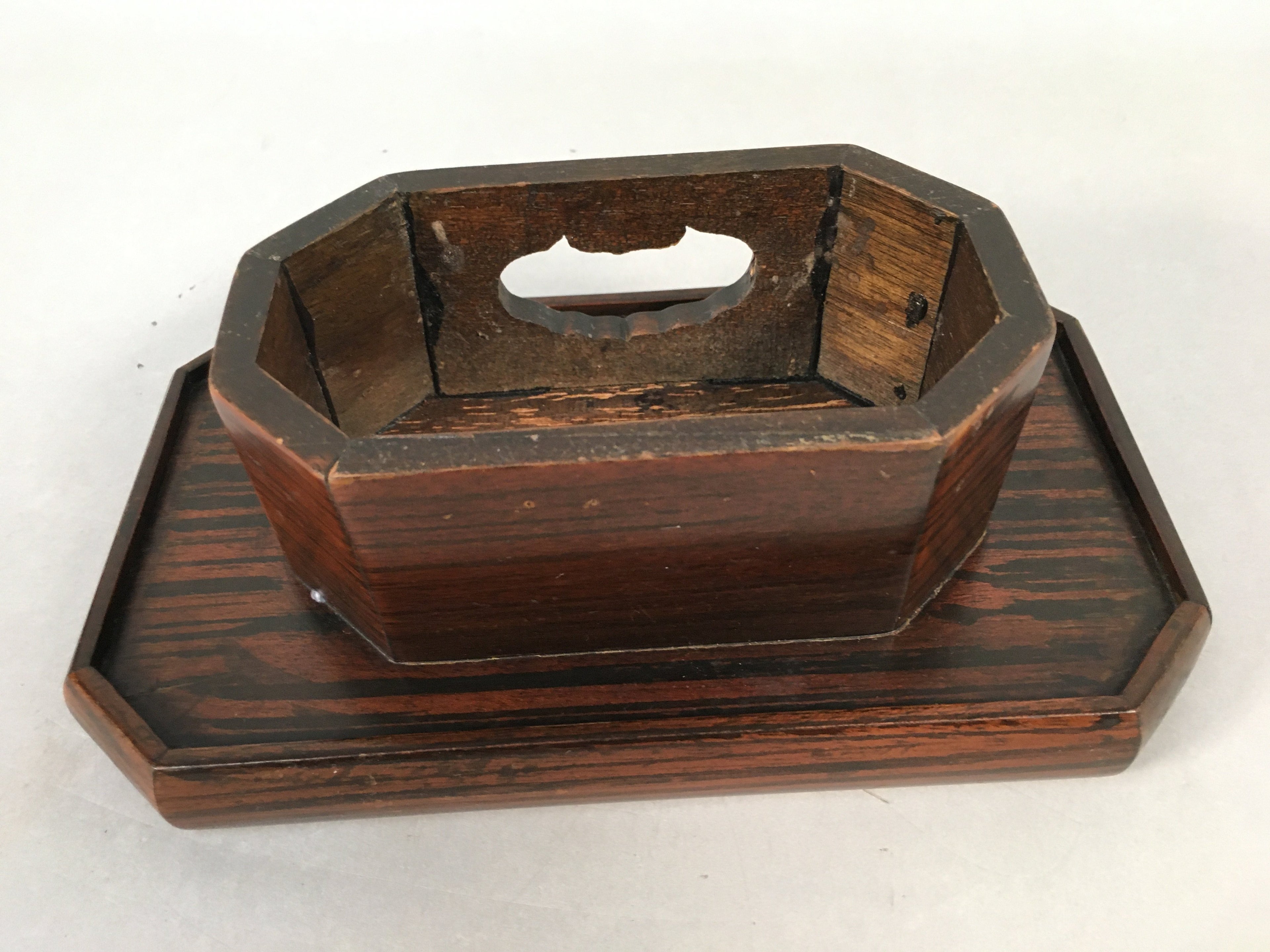 Japanese Vng Buddhist Altar Fitting Offering Table Brown Ceremony BU388
