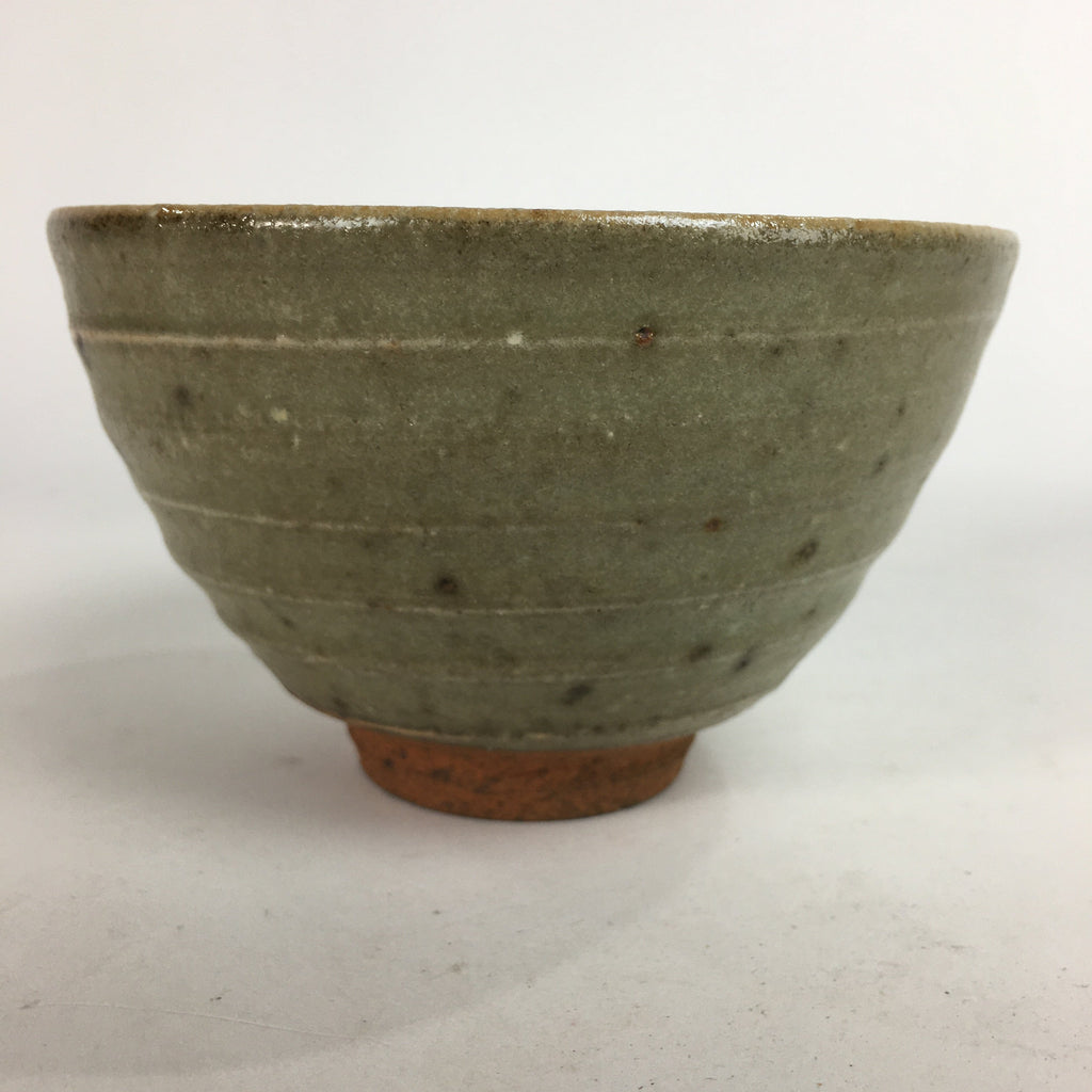 Japanese Vtg Ceramic Tea Ceremony Bowl Chawan Brown Pottery Kintsugi GTB714
