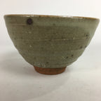 Japanese Vtg Ceramic Tea Ceremony Bowl Chawan Brown Pottery Kintsugi GTB714