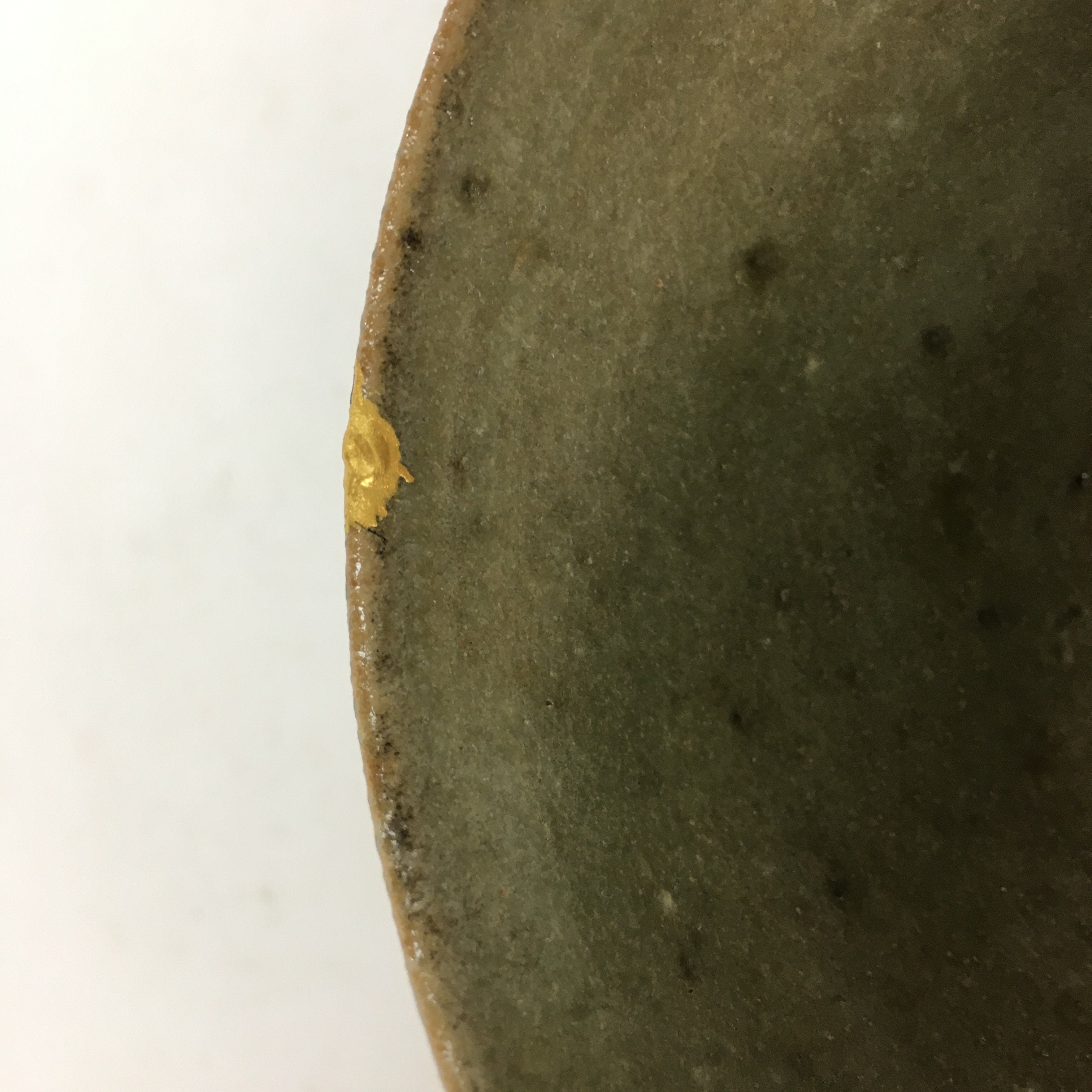 Japanese Vtg Ceramic Tea Ceremony Bowl Chawan Brown Pottery Kintsugi GTB714