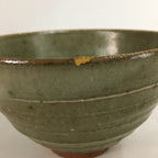 Japanese Vtg Ceramic Tea Ceremony Bowl Chawan Brown Pottery Kintsugi GTB714