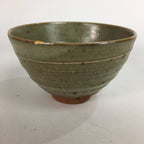 Japanese Vtg Ceramic Tea Ceremony Bowl Chawan Brown Pottery Kintsugi GTB714