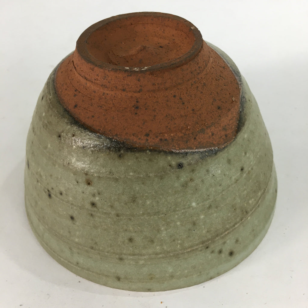 Japanese Vtg Ceramic Tea Ceremony Bowl Chawan Brown Pottery Kintsugi GTB721