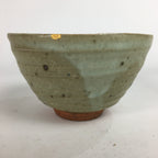 Japanese Vtg Ceramic Tea Ceremony Bowl Chawan Brown Pottery Kintsugi GTB721