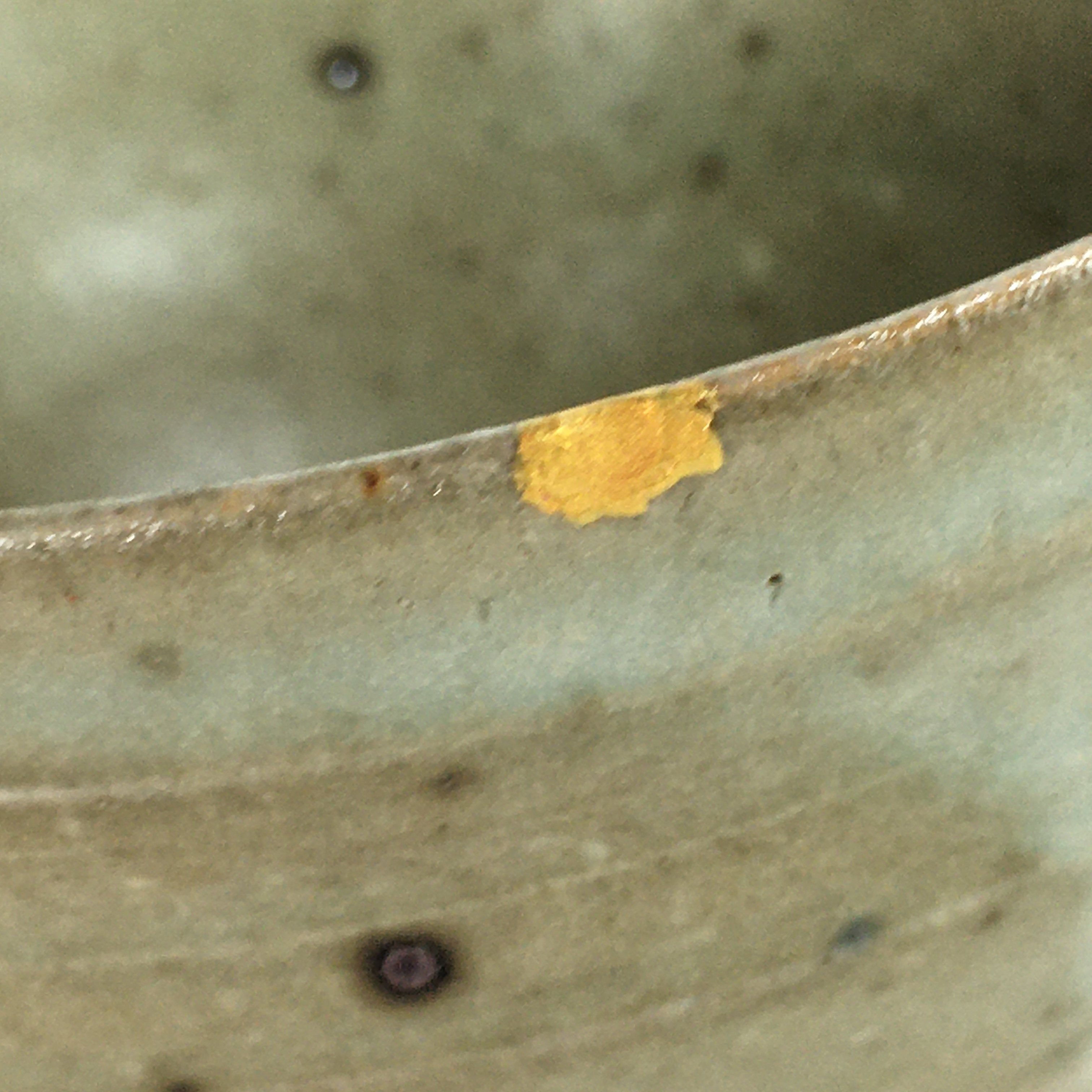 Japanese Vtg Ceramic Tea Ceremony Bowl Chawan Brown Pottery Kintsugi GTB721